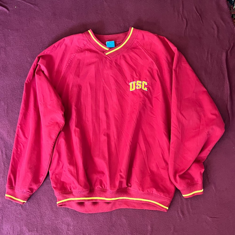 RED USC CREWNECK ATHLETICWEAR